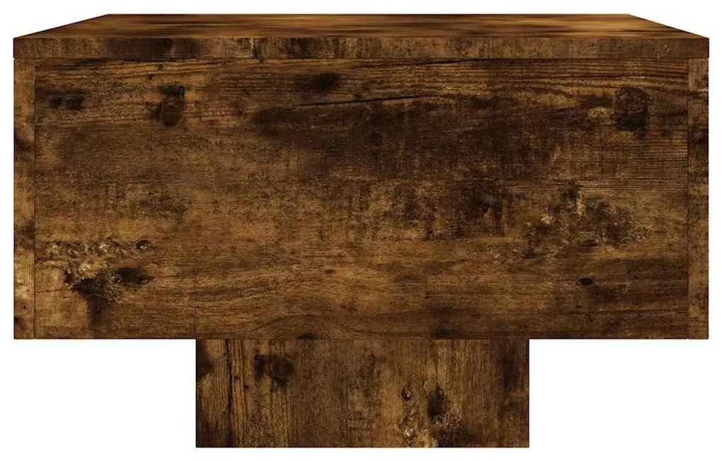 vidaXL Τραπεζάκι Σαλονιού Καπνιστή Δρυς 100x49,5x31 εκ. Επεξεργ. Ξύλο