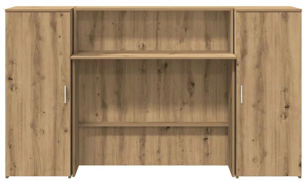 vidaXL Γραφείο υποδοχής 180x50x103,5 εκ. Επεξεργασμένο Ξύλο