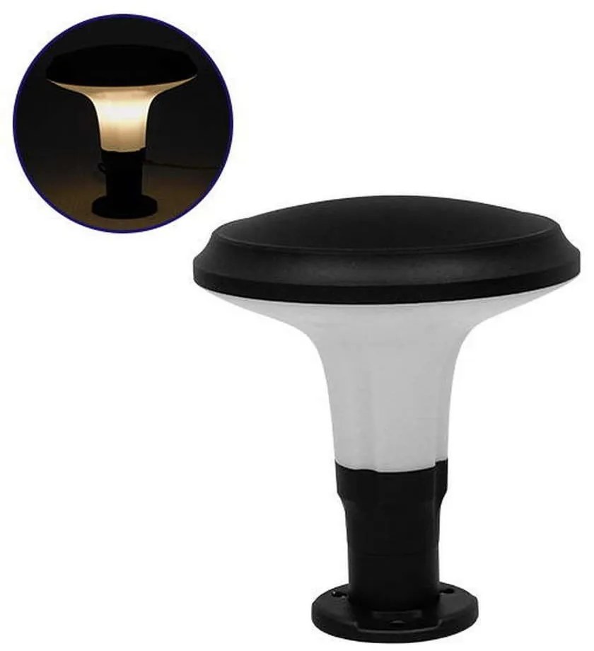 Φωτιστικό Δαπέδου 12150 Με Βάση 1xE27 27x30cm Black GloboStar