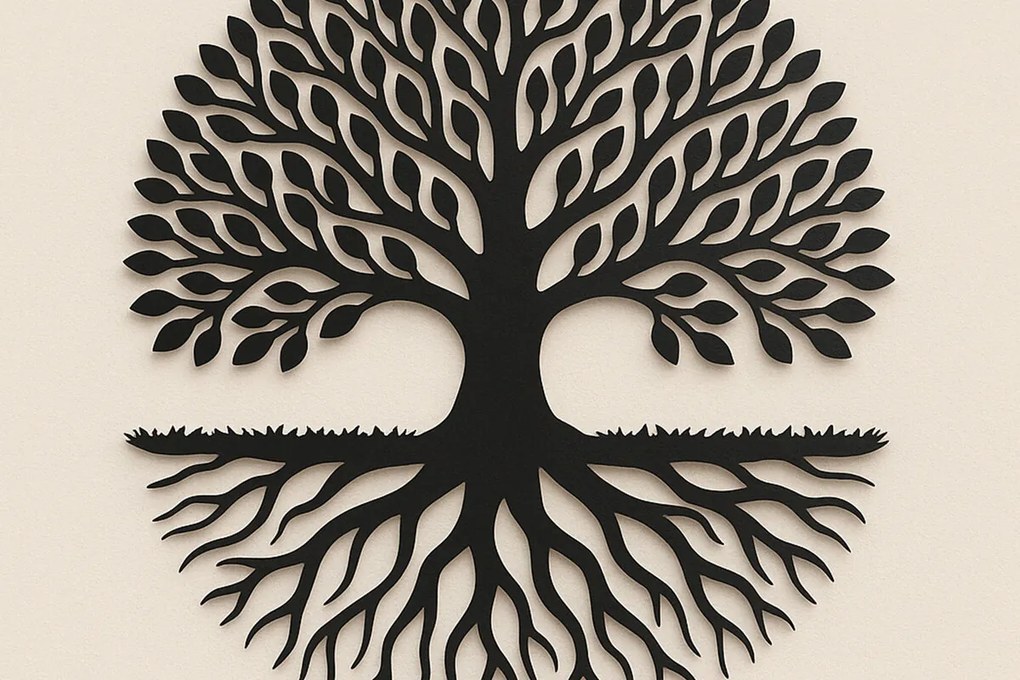 Σετ των 2 Intra απο ξύλο plywood 3mm-4mm πάχος – Διακόσμηση τοίχου Tree of Life Δίασταση 40x30 cm INTRAFABR-122379977