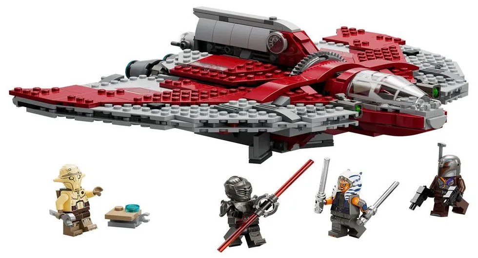 T-6 Jedi Shuttle Της Ahsoka Tano 75362 Star Wars Συναρμολογούμενο 601τμχ 9 ετών+ Grey-Red Lego