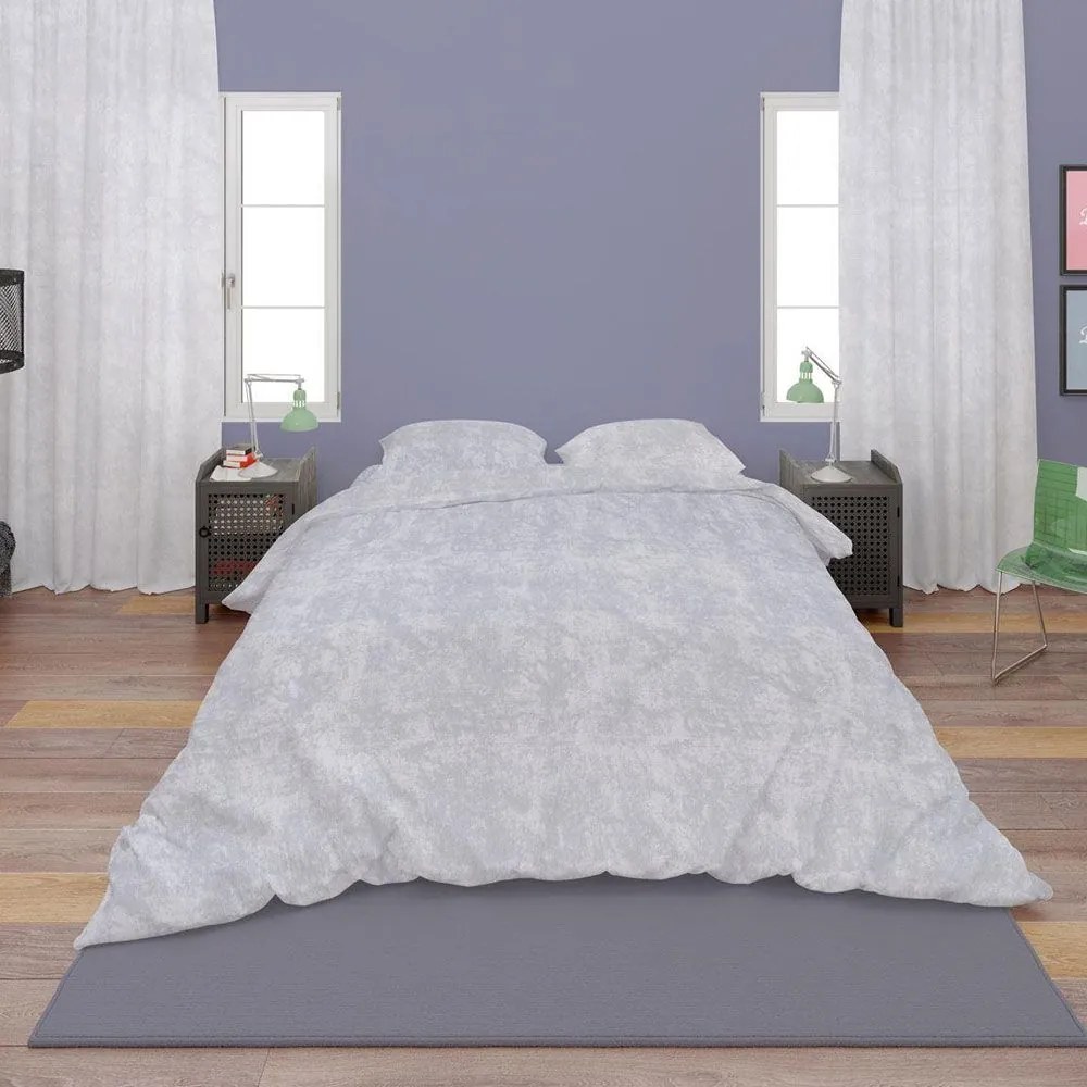 Σεντόνια Premium Shadow 621 (Σετ 4τμχ) Light Grey DimCol Υπέρδιπλo 240x270cm 100% Cotton
