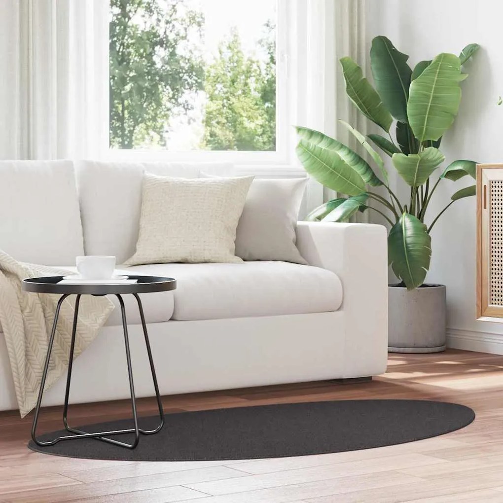vidaXL Χαλί Ανθρακί 80 x 150 cm Πολυεστέρας
