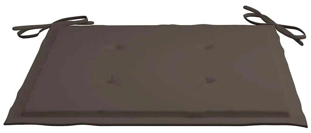 vidaXL Καρέκλες Κήπου Πτυσσόμενες 6 τεμ. Μασίφ Ξύλο Teak με Μαξιλάρια