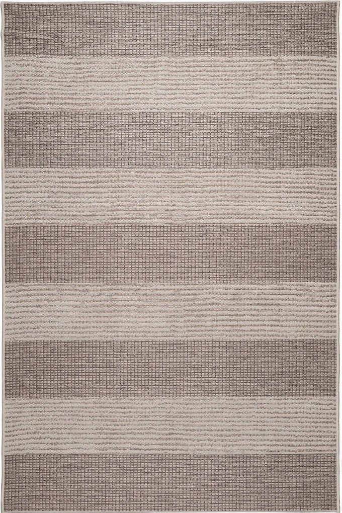 Χαλί Kimolos 50555 YV7-X Brown-Beige Βιοκαρπέτ 133X190cm