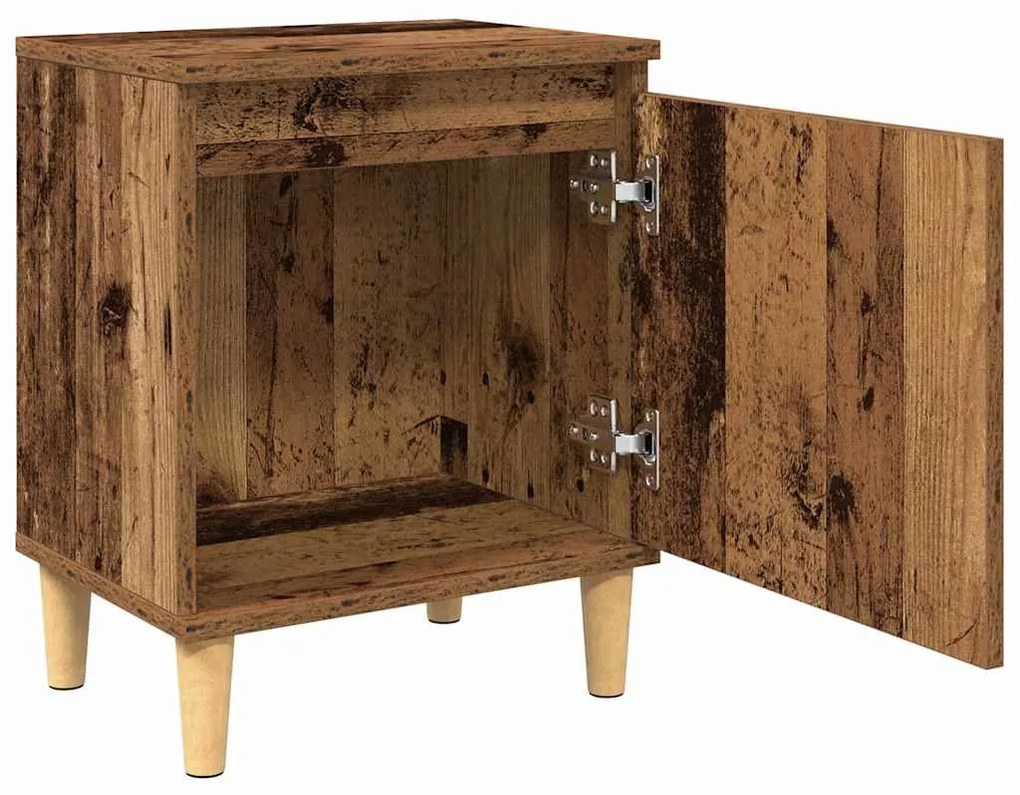 vidaXL Κομοδίνο Παλαιό ξύλο 40 x 30 x 50 cm Επεξεργασμένο ξύλο