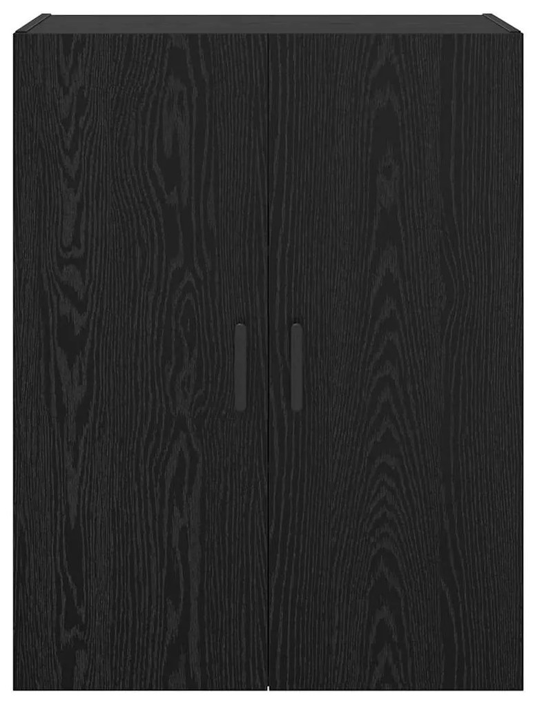 vidaXL Ντουλάπια Τοίχου 2 pcs Μαύρη δρυς 69.5 x 34 x 90 εκ.