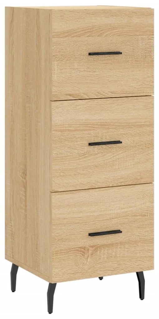 vidaXL Ντουλάπι Sonoma Δρυς 34,5x34x90 εκ. από Επεξεργασμένο Ξύλο