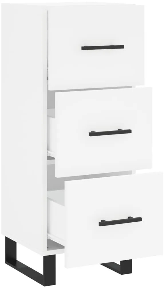 vidaXL Ντουλάπι Λευκό 34,5 x 34 x 90 εκ. από Επεξεργασμένο Ξύλο