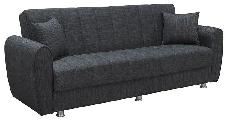 Καναπές SYDNEY Ύφασμα Γκρι Σκούρο Sofa:210x80x75 Bed:180x100cm