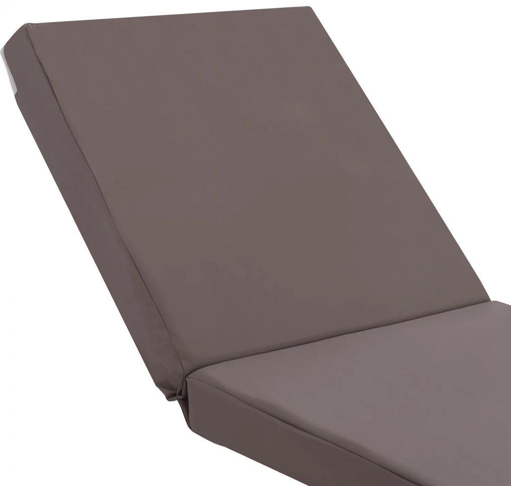 ΜΑΞΙΛΑΡΙ ΞΑΠΛΩΣΤΡΑΣ POLYESTER SIFNOS ΓΚΡΙ HM11235.10P 190x70x11 εκ. (1 Τεμμάχια)