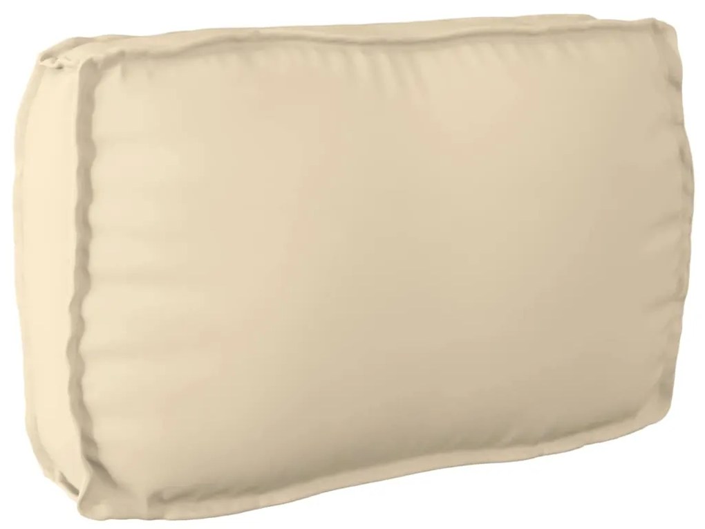 vidaXL Σετ Μαξιλαριών Πάγου 3 pcs Μπεζ 120 x 80 x 12 cm Ύφασμα Oxford