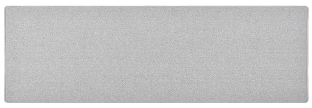 vidaXL Χαλί Διάδρομος Ανοιχτό Γκρι 80 x 250 εκ.