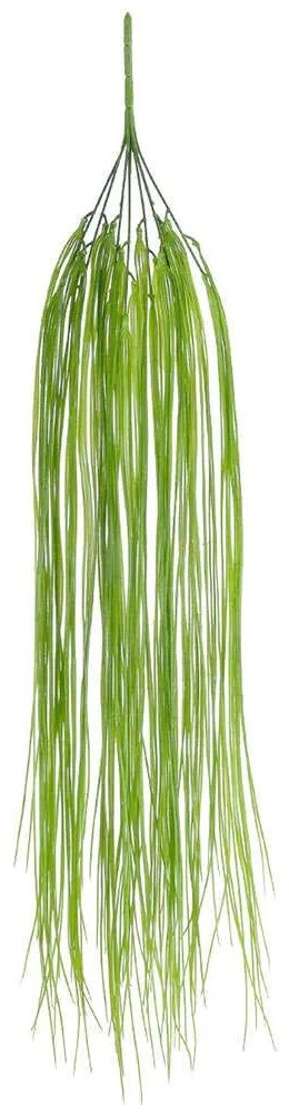 Τεχνητό Κρεμαστό Φυτό Grass 20814 18x4x81cm Green GloboStar Polyethylene