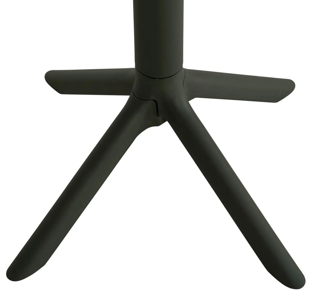 ΤΡΑΠΕΖΙ ΠΟΛΥΠΡΟΠΥΛΕΝΙΟΥ ΤΕΤΡΑΓΩΝΟ TERRIN  DARK OLIVE 60,5x60,5x76,5Υεκ.