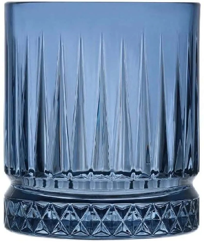 Ποτήρι Ουίσκι Elysia SP520004K4B 355ml Γυάλινο Blue Espiel Γυαλί