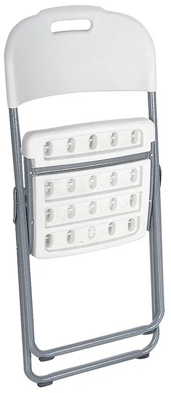 Καρέκλα catering-συνεδρίου πτυσσόμενη Edison pakoworld χρώμα λευκό