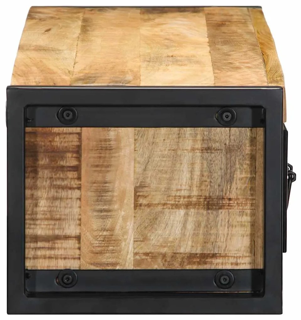vidaXL ντουλάπι τηλεόρασης  100x30x25 cm Στερεό ακατέργαστο ξύλο Mango