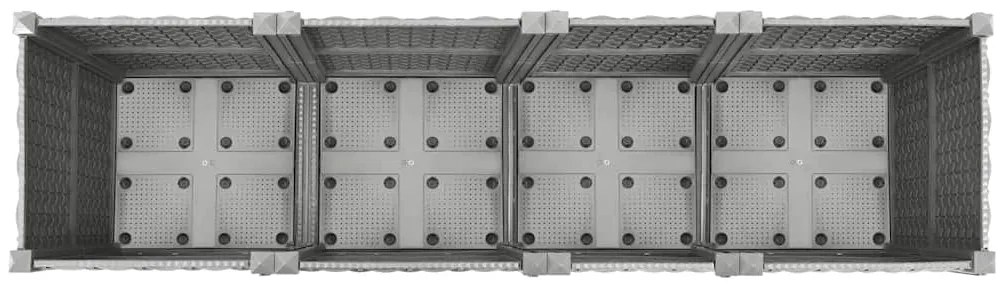vidaXL Ζαρντινιέρα 160 x 40 x 38 εκ. από Πολυπροπυλένιο
