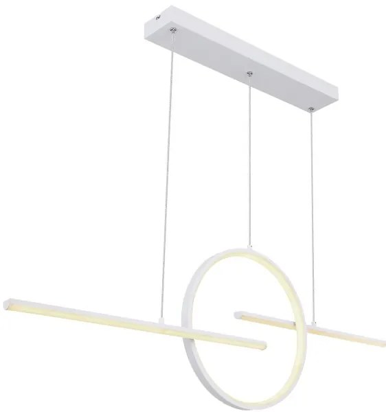 Κρεμαστό Φωτιστικό Οροφής LED 50W Λευκό 3CCT Dimmable Barral 46-67121-50W Globo Lighting 46-67121-50W