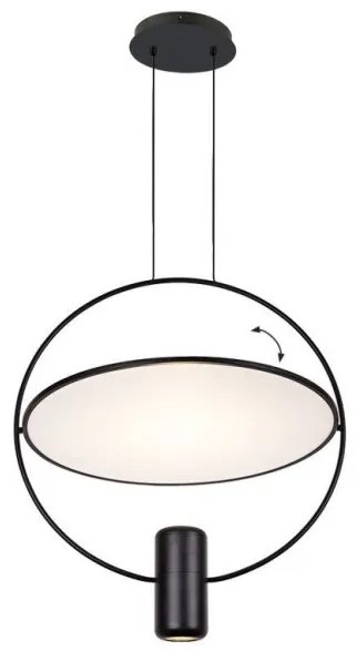 Κρεμαστό Φωτιστικό Οροφής 2xGU10 Μαύρο Kruz 4319700 Viokef-4319700-Μαύρο 4319700