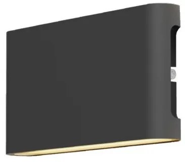 Απλίκα Φωτιστικό Τοίχου LED 14W IP65 3CCT Διπλής Δέσμης Niskey It Lighting-80204140-Μαύρο 80204140