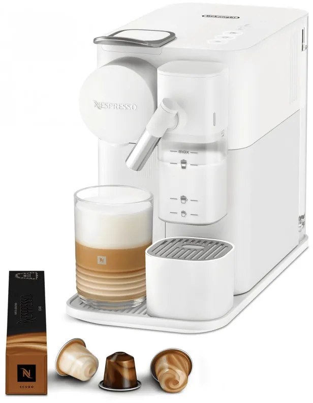 Μηχανή Espresso DeLonghi EN510W, 1450W, 19 bar, 1 l, Nespresso, Αυτόματη απενεργοποίηση, Λευκό