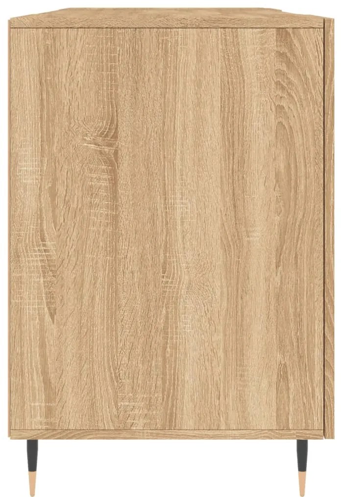vidaXL Γραφείο Sonoma Δρυς 140 x 50 x 75 εκ. από Επεξεργασμένο Ξύλο