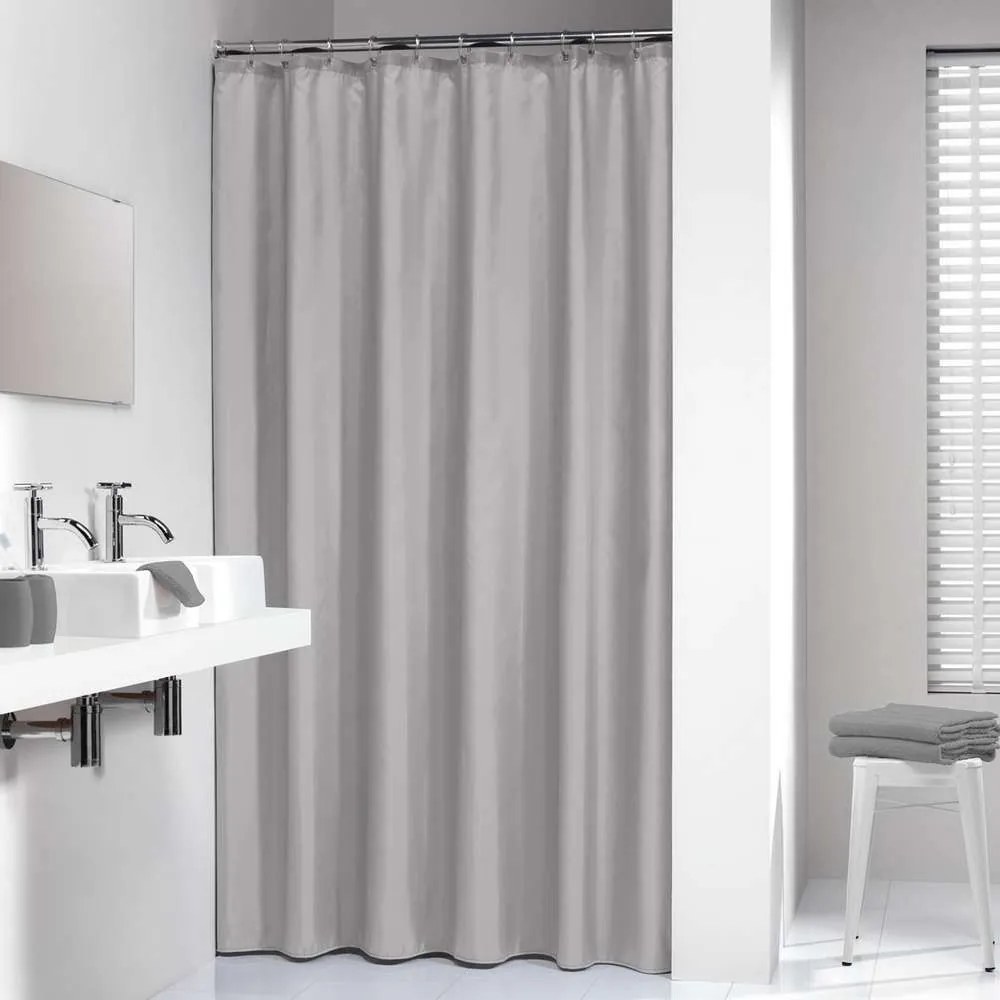 Κουρτίνα Μπάνιου Granada Light Grey Sealskin 180Πx200Υ PEVA