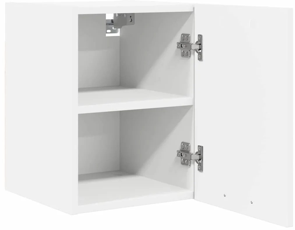 vidaXL Κρεμαστό ντουλάπι με αποθήκευση 2 pcs Λευκό 30 x 31 x 40 εκ.