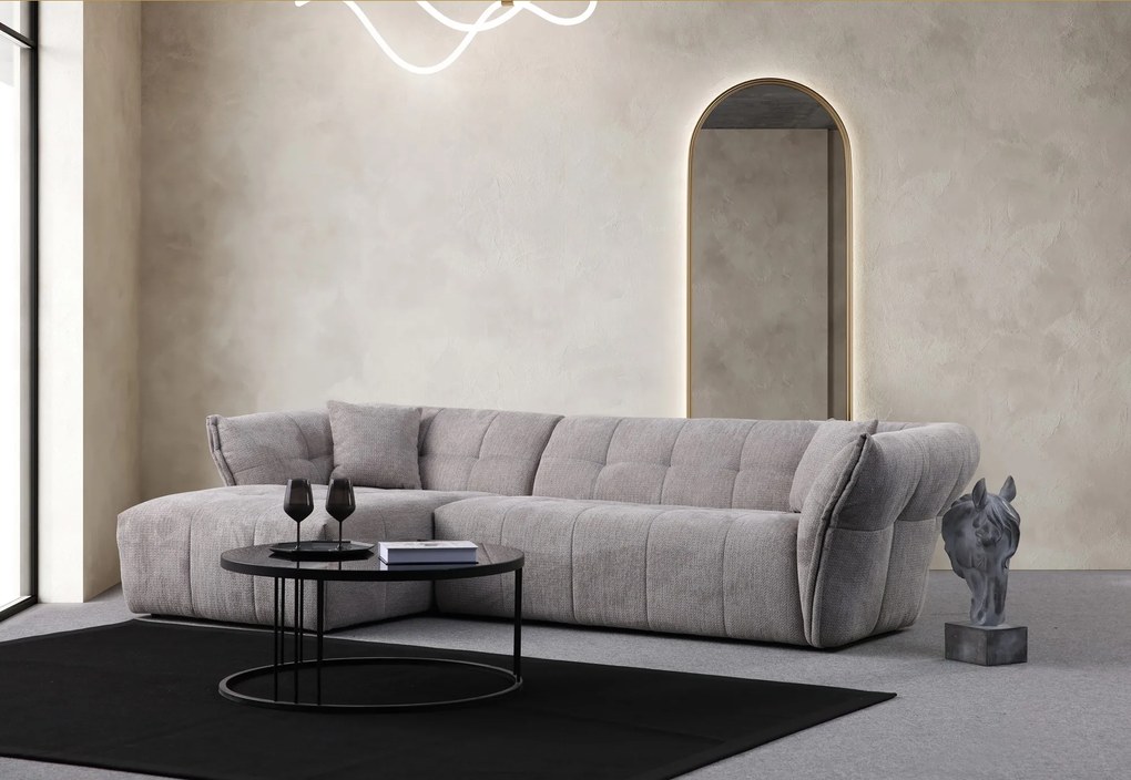 Corner Sofa Boxer Left - Light Grey Light Grey