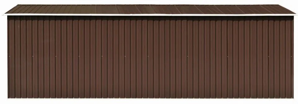 vidaXL Αποθήκη Κήπου Πράσινη 257 x 580 x 181 εκ. από Μέταλλο