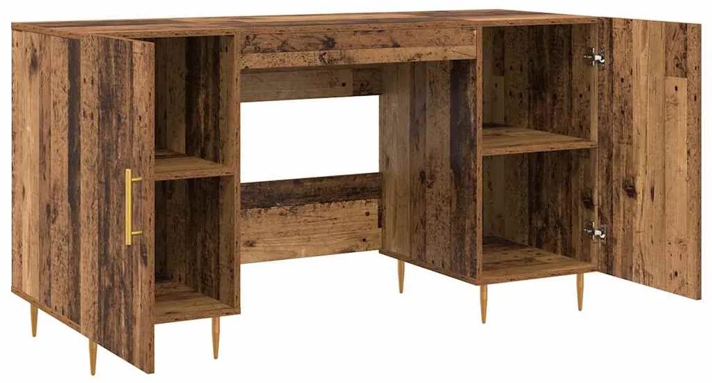 vidaXL Γραφείο Παλαιό ξύλο 140 x 50 x 75 εκ. Επεξεργασμένο ξύλο