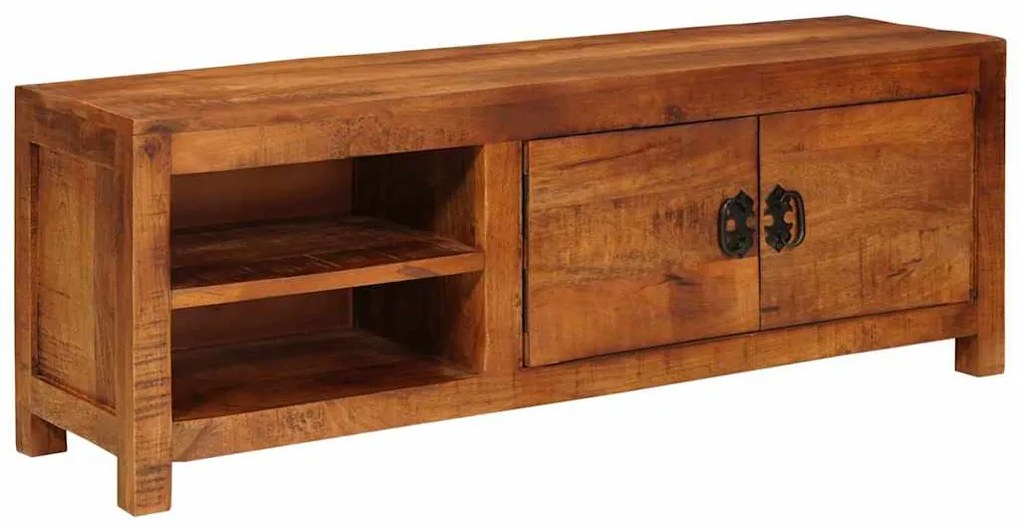 vidaXL Ντουλάπι TV Καφέ 110 x 30 x 40 cm Μασίφ ξύλο μάνγκο