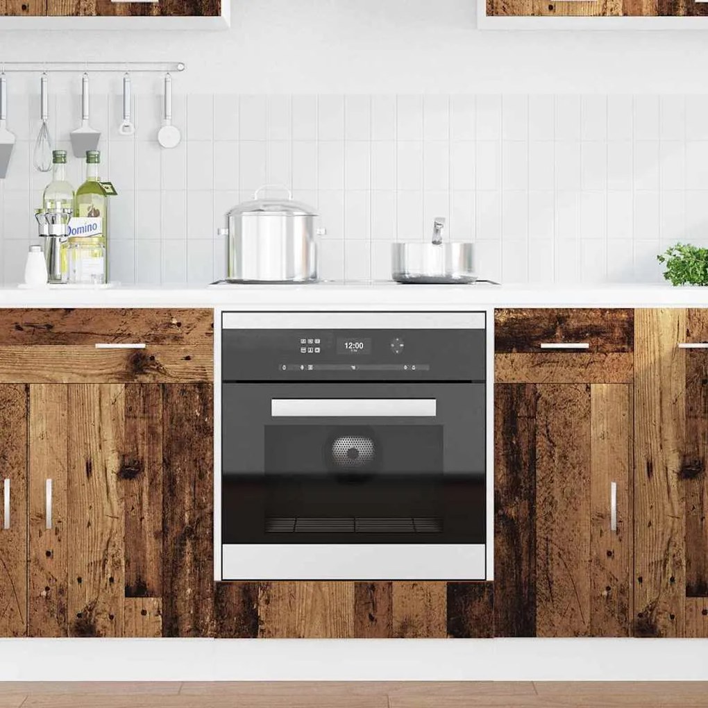 vidaXL Ντουλάπα Φούρνας σε Παλιό Ξύλο – 60x46x81.5 εκ Κατασκευασμένη από Επεξεργασμένο Ξύλο