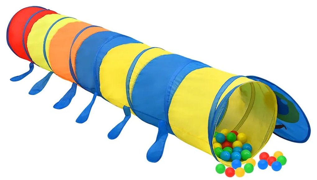 vidaXL Παιδικό Τούνελ Πολύχρωμο 245 εκ. από Πολυεστέρα