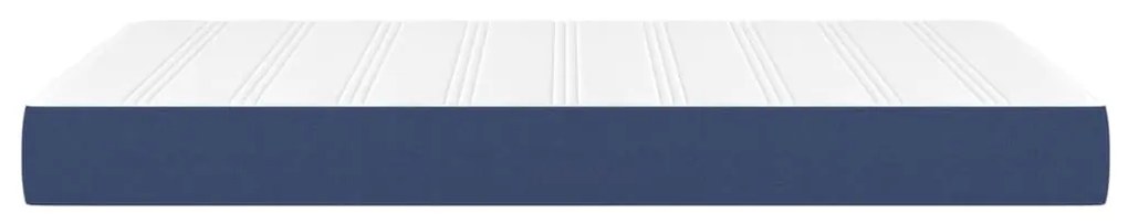 vidaXL Στρώμα με Pocket Springs Μπλε 120x200x20 εκ. Υφασμάτινο