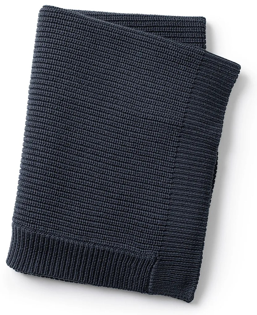 Κουβέρτα Πλεκτή Αγκαλιάς (75x100) Elodie Wool Knitted Juniper Blue BR75105