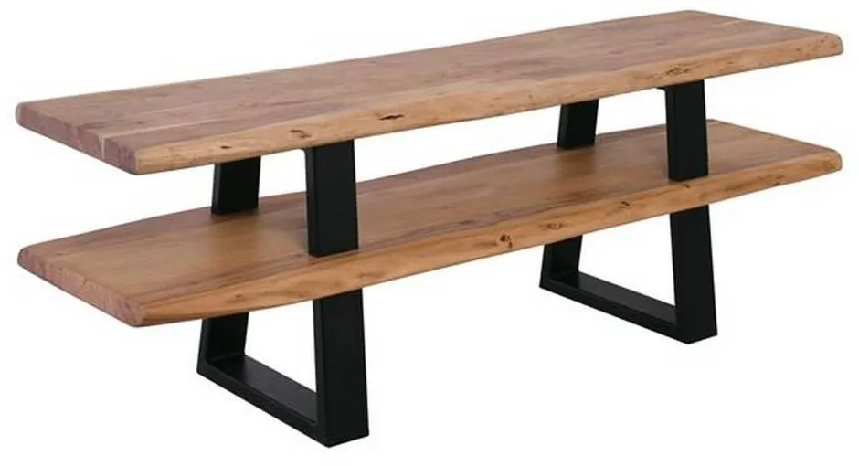 Έπιπλο Τηλεόρασης Lizard Acacia Natural/Black ΕΑ7091 140x40x50cm Metal,Wood