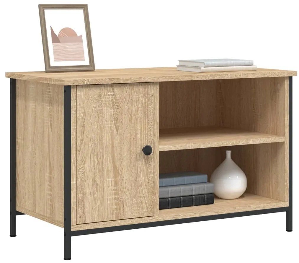 vidaXL Έπιπλο Τηλεόρασης Sonoma Δρυς 80x40x50 εκ. Επεξεργασμένο Ξύλο