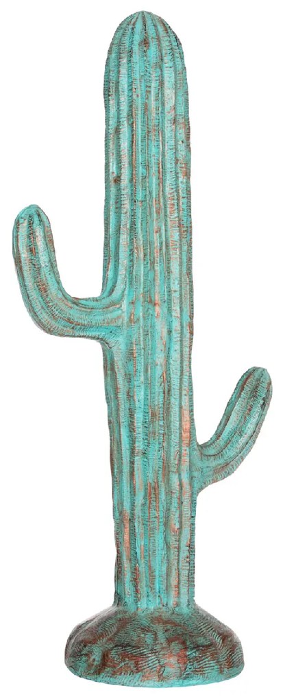 ΔΙΑΚΟΣΜΗΤΙΚΟΣ ΚΑΚΤΟΣ ΔΑΠΕΔΟΥ CACTUS HM4386.03L ΓΥΨΟΣ ΣΕ ΤΙΡΚΟΥΑΖ 63x37x150Υεκ.