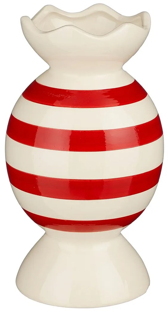 Χριστουγεννιάτικο Βάζο (Φ13.5x20) Edelman Candy Red 1164309