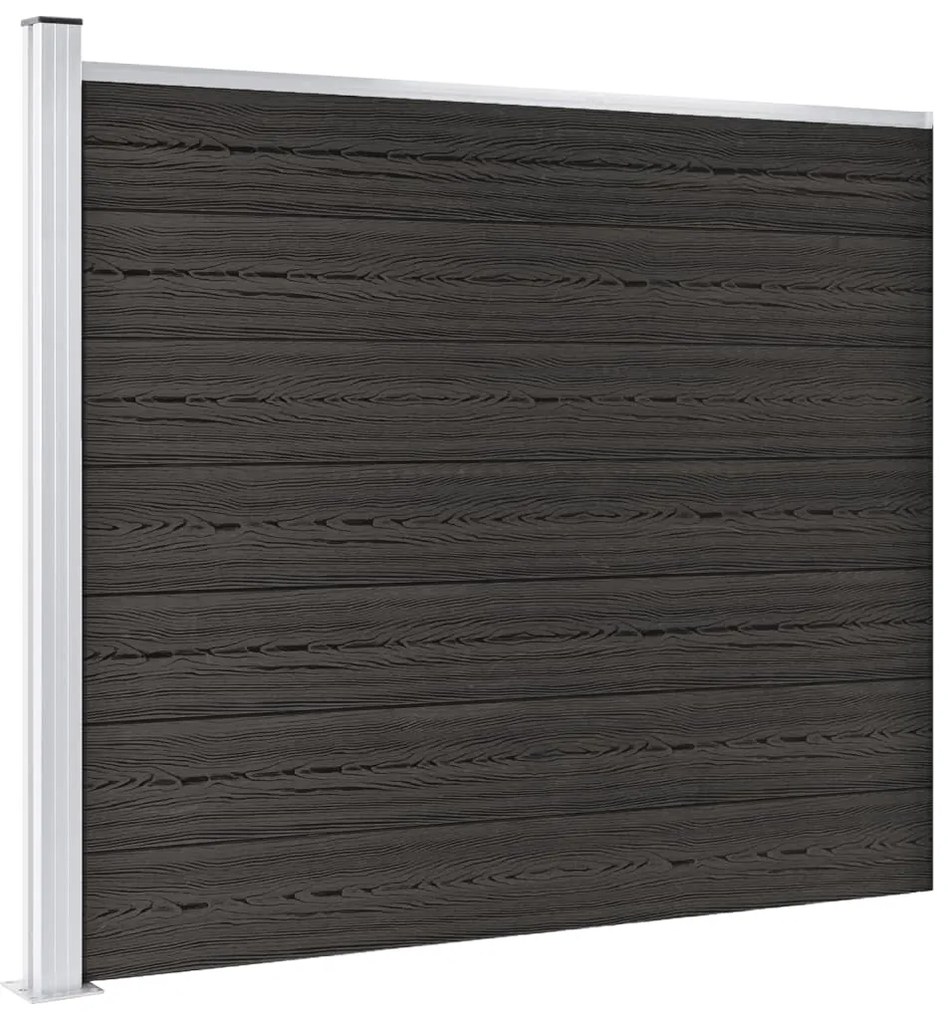 vidaXL Πάνελ Περίφραξης Γκρι 175 x 146 εκ. από WPC