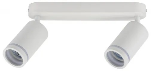 Σποτ Φωτιστικό Οροφής 2xGU10 Ρυθμιζόμενο Jet TK Lighting 6913 Λευκό