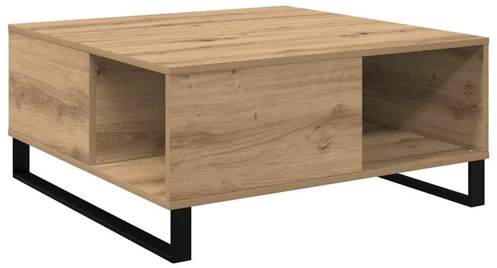 vidaXL Τραπεζάκι σαλονιού artisan δρυς 80 x 80 x 36.5 εκ
