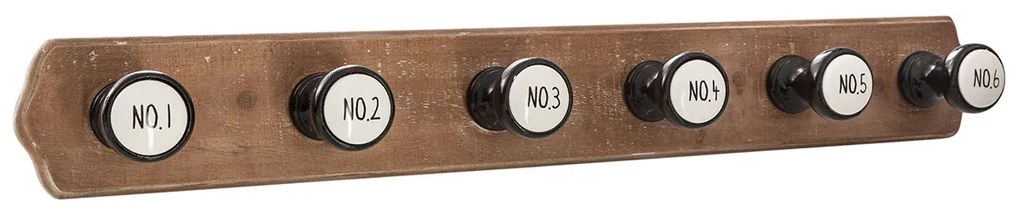 Κρεμάστρα Τοίχου 6 Θέσεων (66.3x8.5x9) A-S Hooks 158141