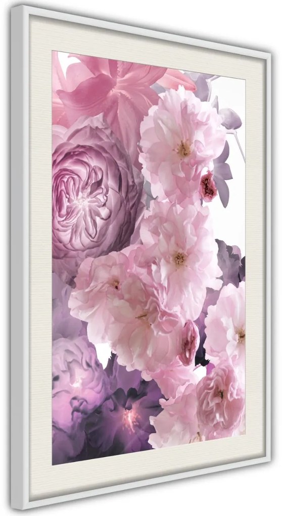 Αφίσα - Pink Bouquet - 20x30 - Χρυσό - Χωρίς πασπαρτού