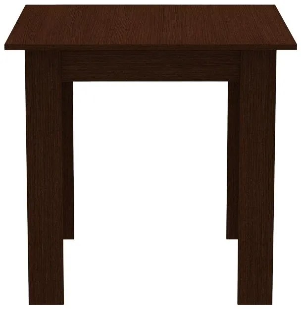 Τραπέζι Manka I μελαμίνη σε wenge απόχρωση 80x80x77εκ 80x80x77 εκ.