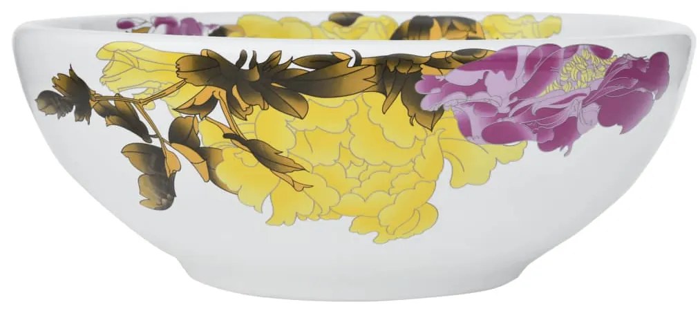 vidaXL Νιπτήρας Πολύχρωμος Φ41x14 εκ. Κεραμικός