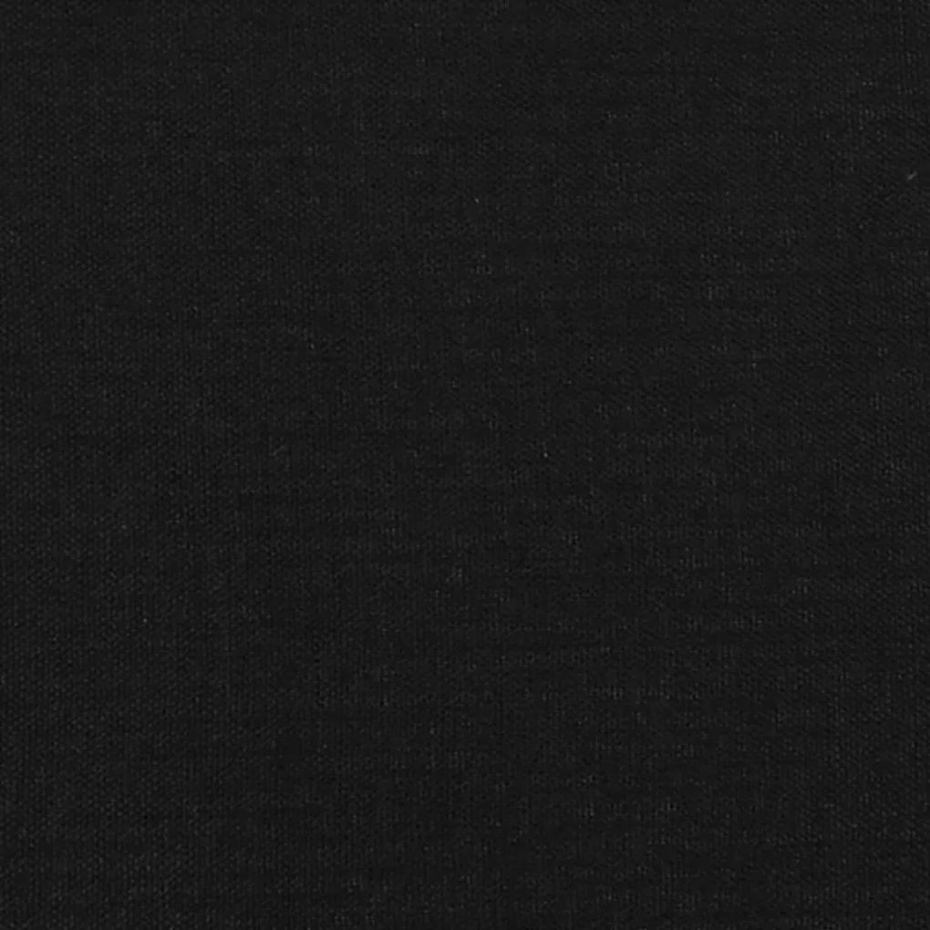 vidaXL Κεφαλάρι με Πτερύγια Μαύρο 147x16x78/88 εκ. Υφασμάτινο